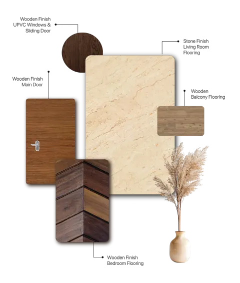 3 BHK Type A Floor Plan