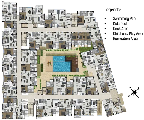 Visualize Your Dream Home - Ground Floor Plan at The Columns